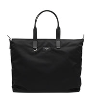 Dolce & Gabbana Nylon And Leather Tote Bag Black