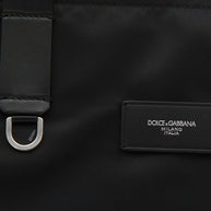 Dolce & Gabbana Nylon And Leather Tote Bag Black