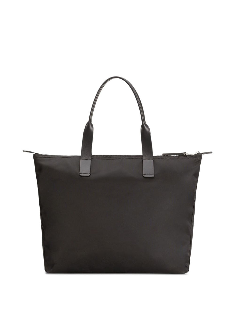 Dolce & Gabbana Nylon And Leather Tote Bag Black