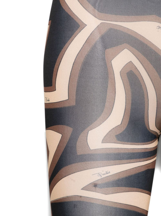 Pucci Printed Tights - Black