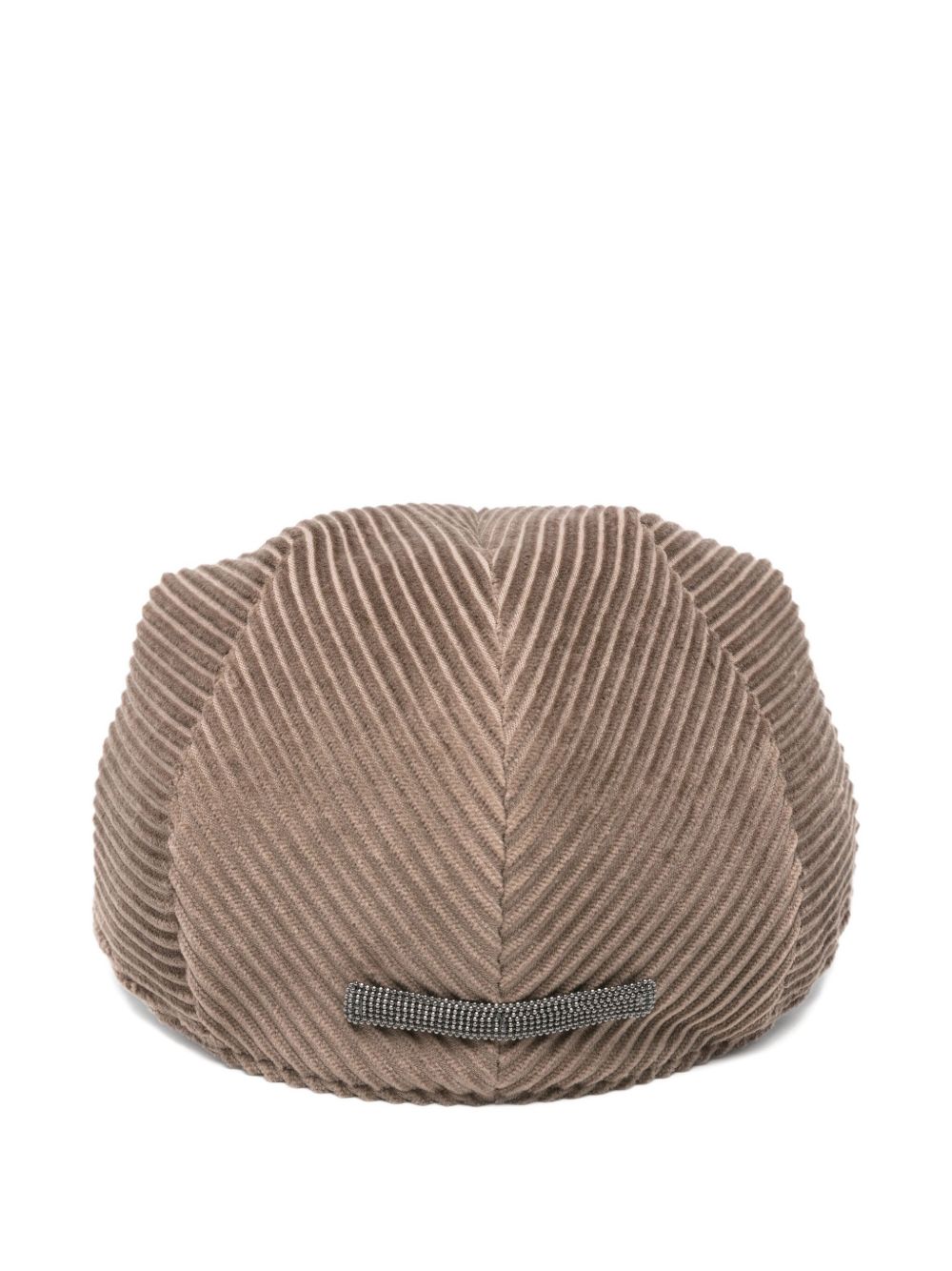 Brunello Cucinelli Corduroy Hat Brown