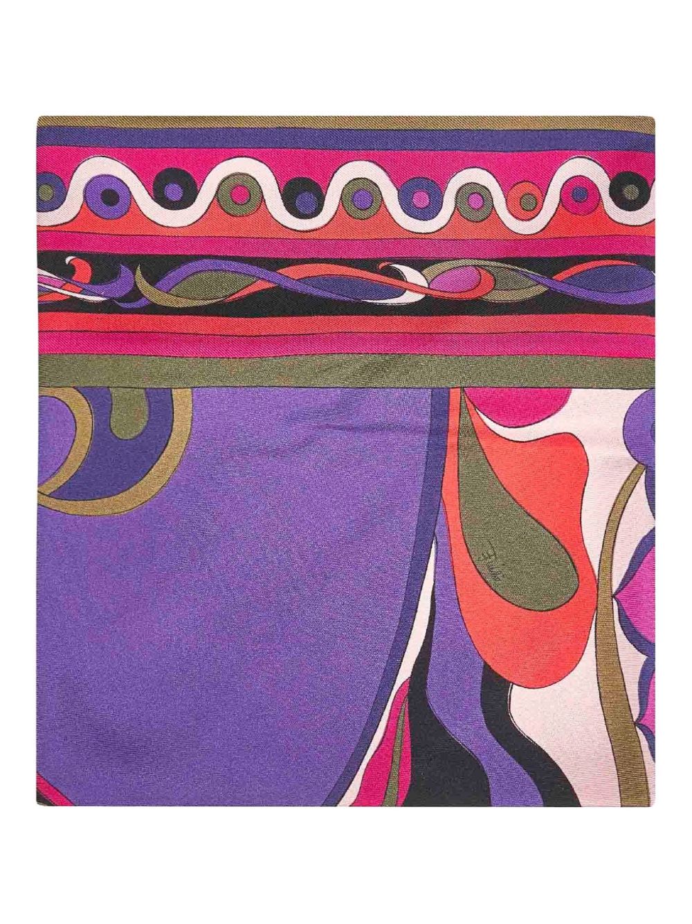 Pucci Printed Silk Foulard Scarf MultiColour
