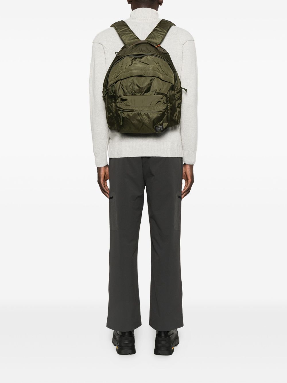 PORTER Double Pack Daypack Small Backpack Green