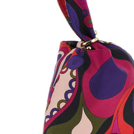 Pucci Printed Silk Handbag MultiColour