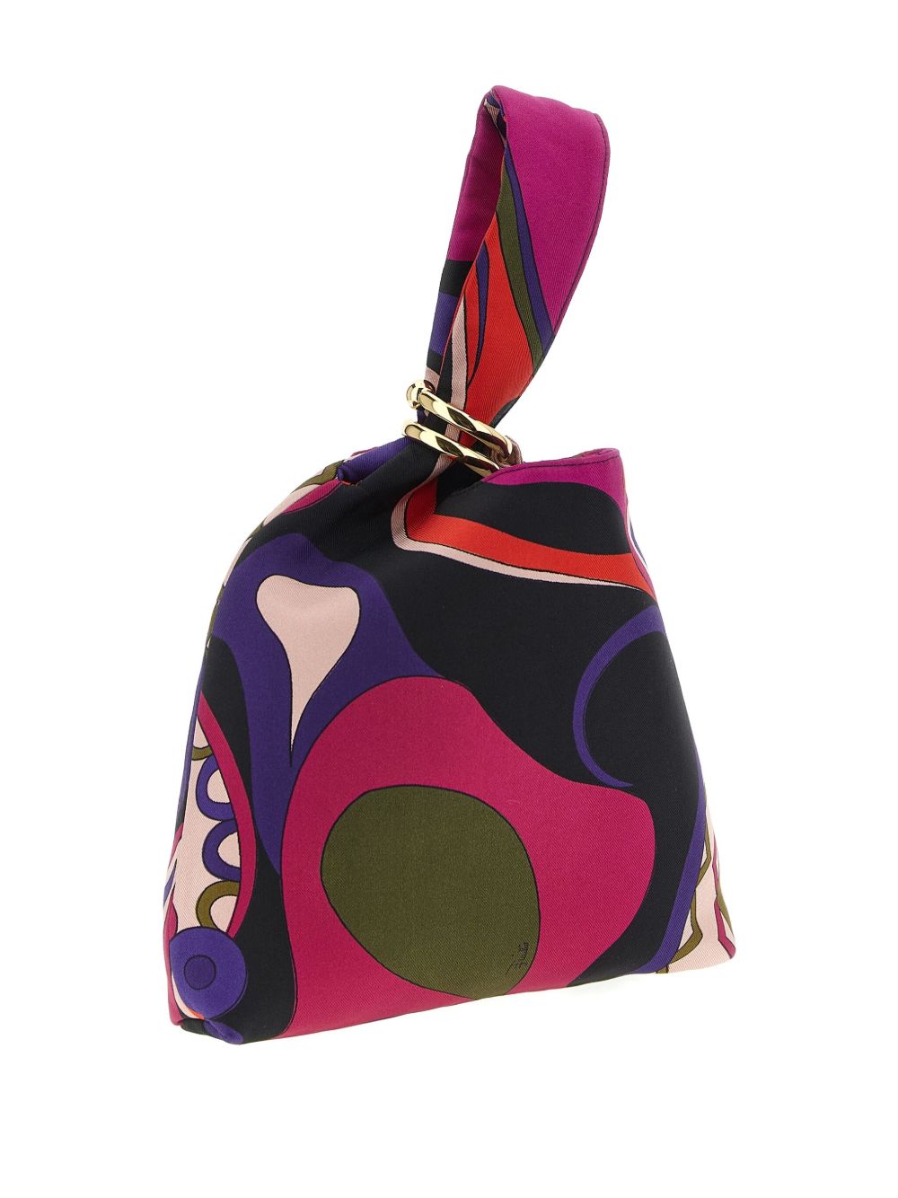 Pucci Printed Silk Handbag MultiColour