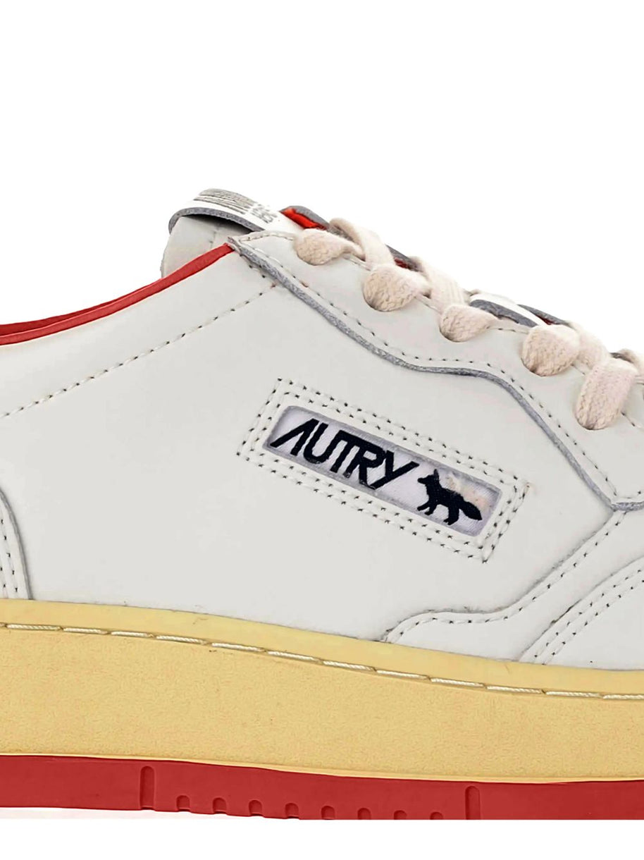 AUTRY X MAISON KITSUNE Medalist Low Sneakers Red