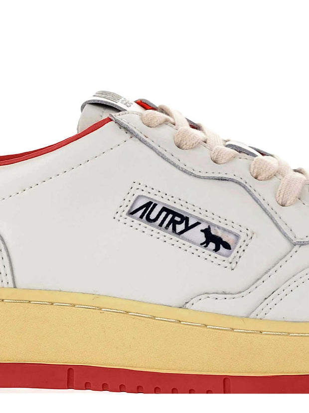 AUTRY X MAISON KITSUNE Medalist Low Sneakers Red