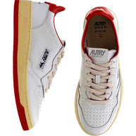 AUTRY X MAISON KITSUNE Medalist Low Sneakers Red
