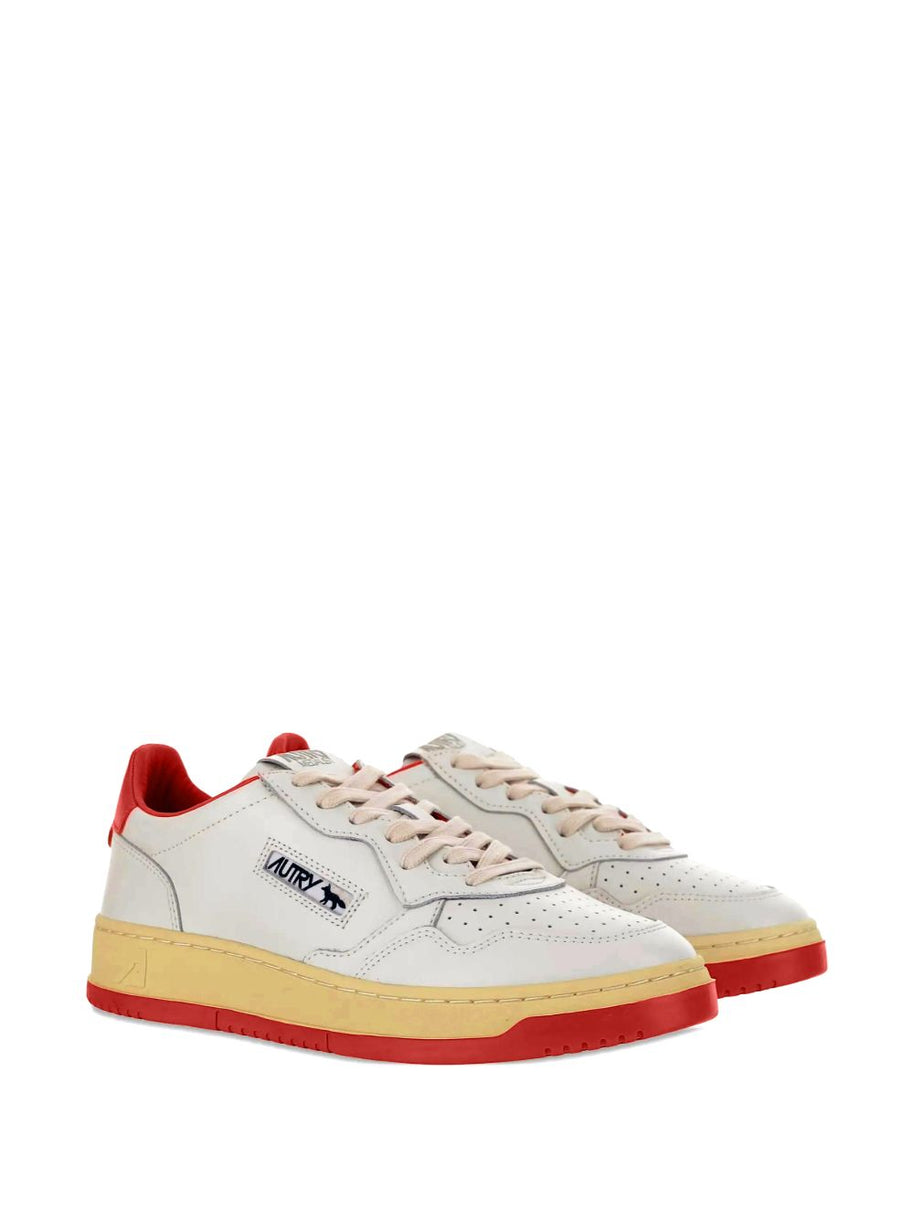 AUTRY X MAISON KITSUNE Medalist Low Sneakers Red