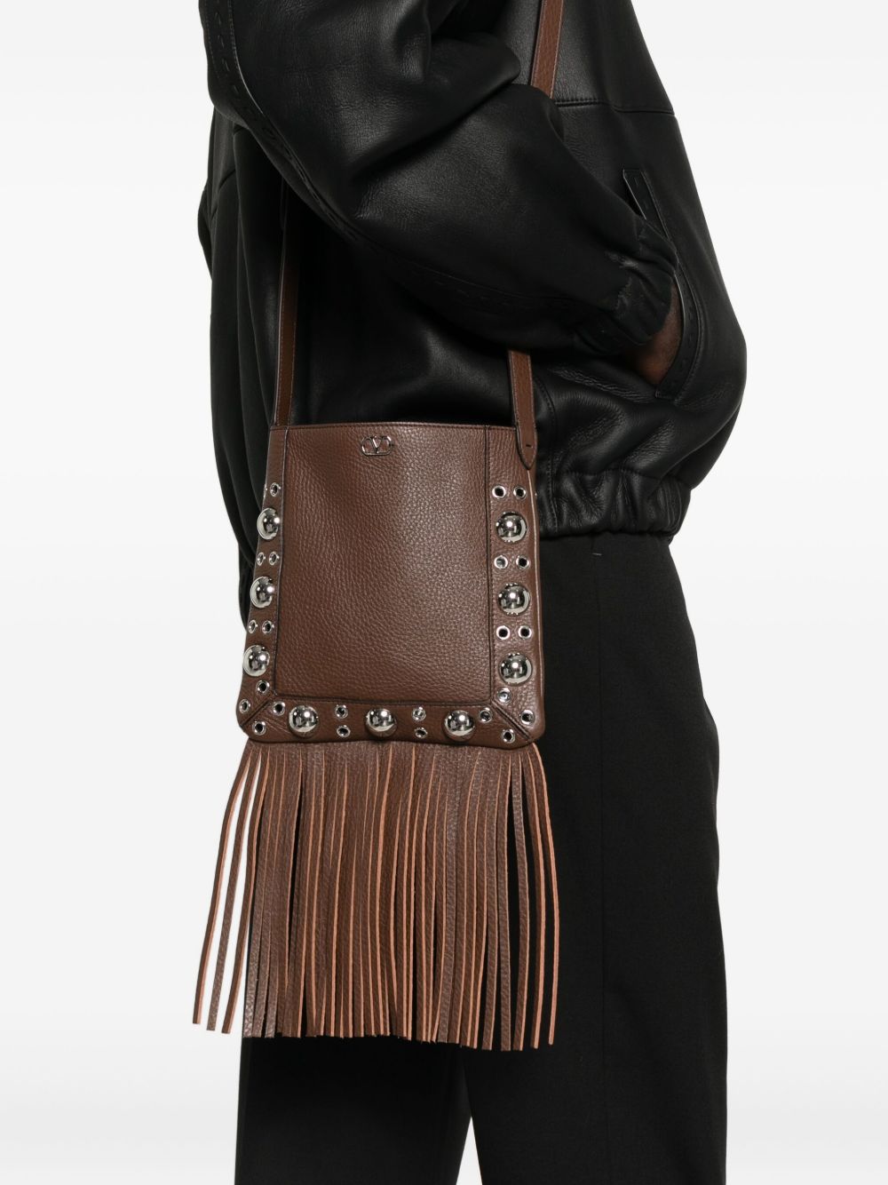 Valentino Garavani Nellcote Small Leather Crossbody Bag
