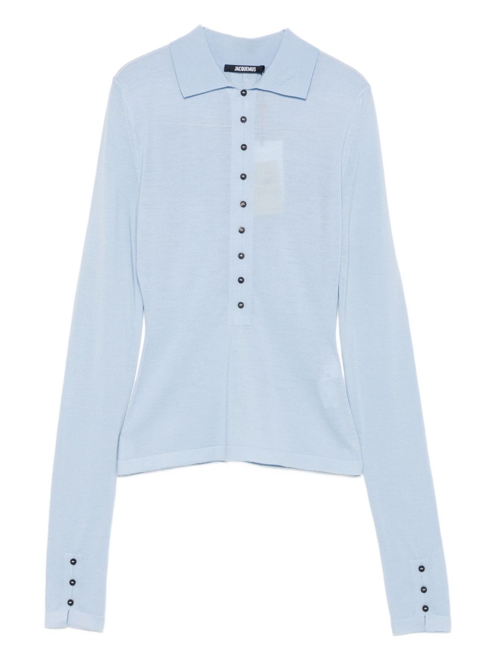 JACQUEMUS Le Polo Merino Blue