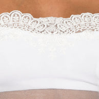 Chloé Embroidered Lace Top White