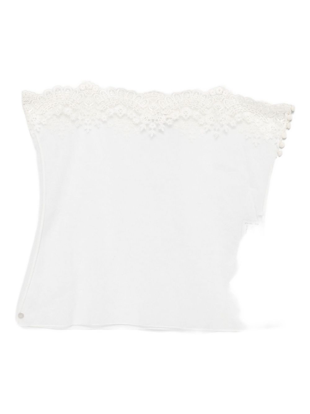 Chloé Embroidered Lace Top White