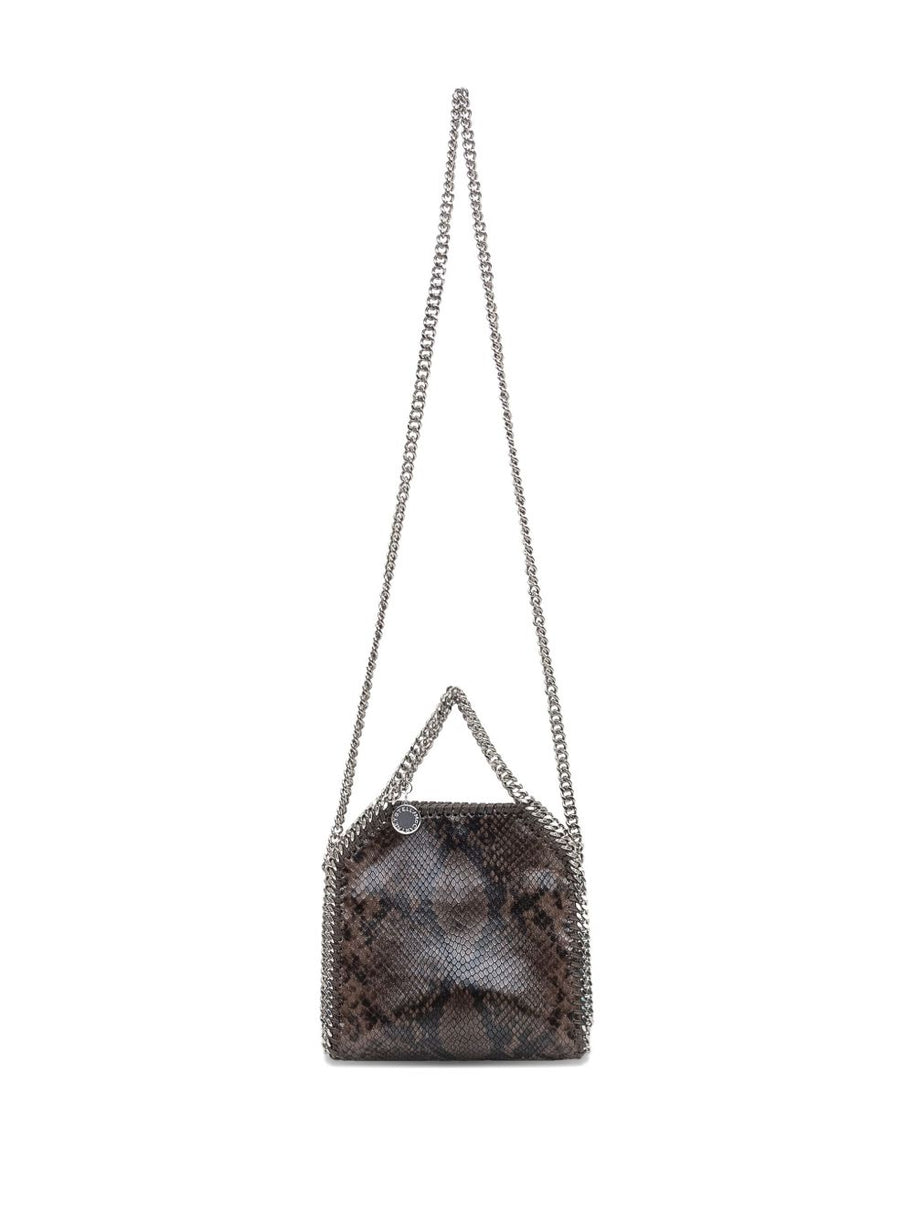 Stella McCartney Falabella Tiny Crossbody Bag Brown