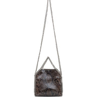 Stella McCartney Falabella Tiny Crossbody Bag Brown