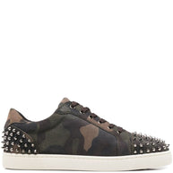 Christian Louboutin Seavaste Leather Sneakers Brown