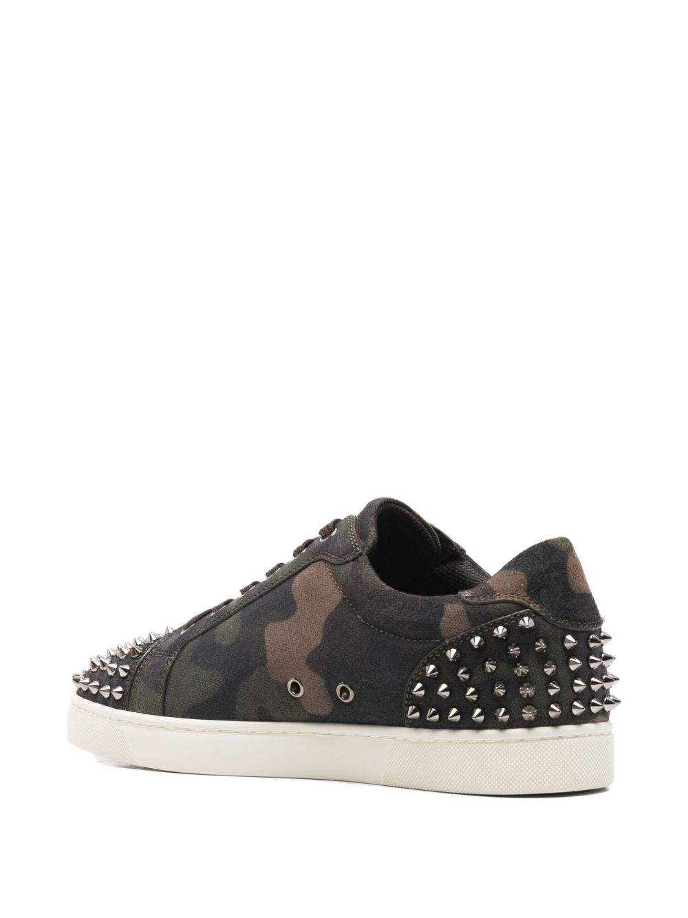 Christian Louboutin Seavaste Leather Sneakers Brown