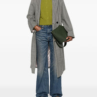 Forte Forte Wool Herringbone Coat Grey