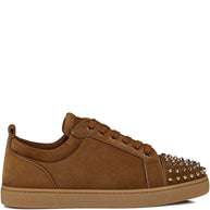 Christian Louboutin Louis Junior Leather Sneakers Brown