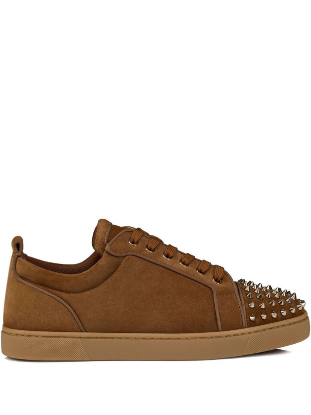 Christian Louboutin Louis Junior Leather Sneakers Brown