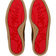 Christian Louboutin Louis Junior Leather Sneakers Brown