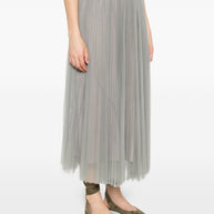 Forte Forte Tulle Midi Skirt Grey