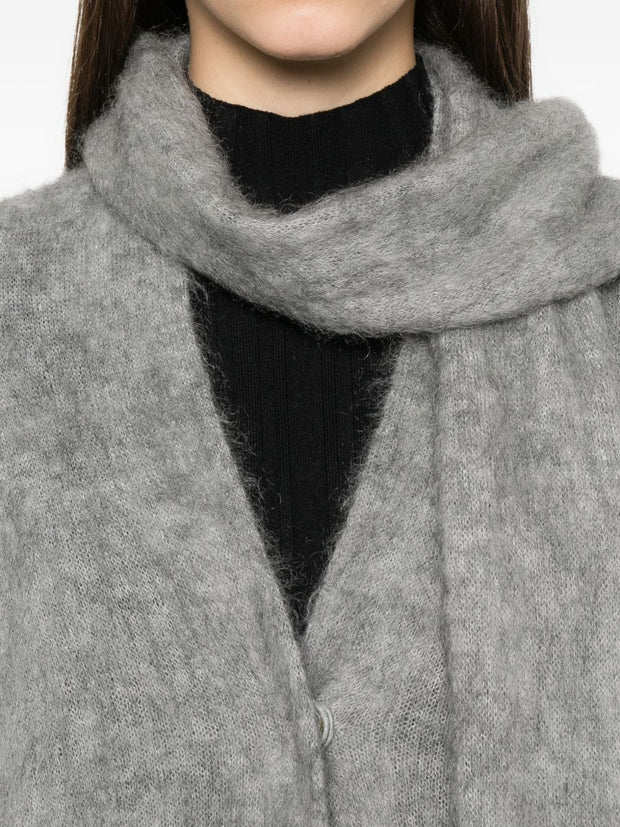Forte Forte Wool And Mohair Blend Sweater Grey