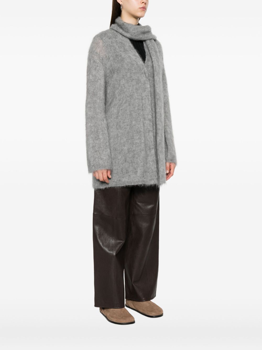 Forte Forte Wool And Mohair Blend Sweater Grey