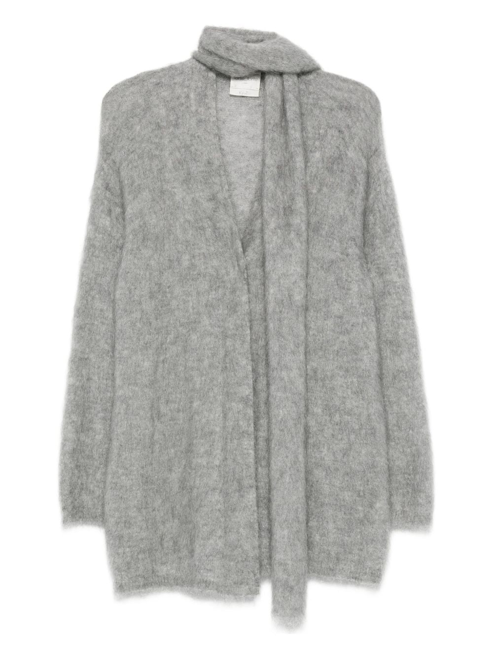 Forte Forte Wool And Mohair Blend Sweater Grey