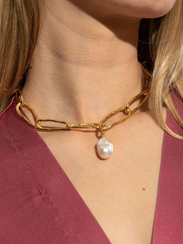 Forte Forte Pearl Necklace Golden