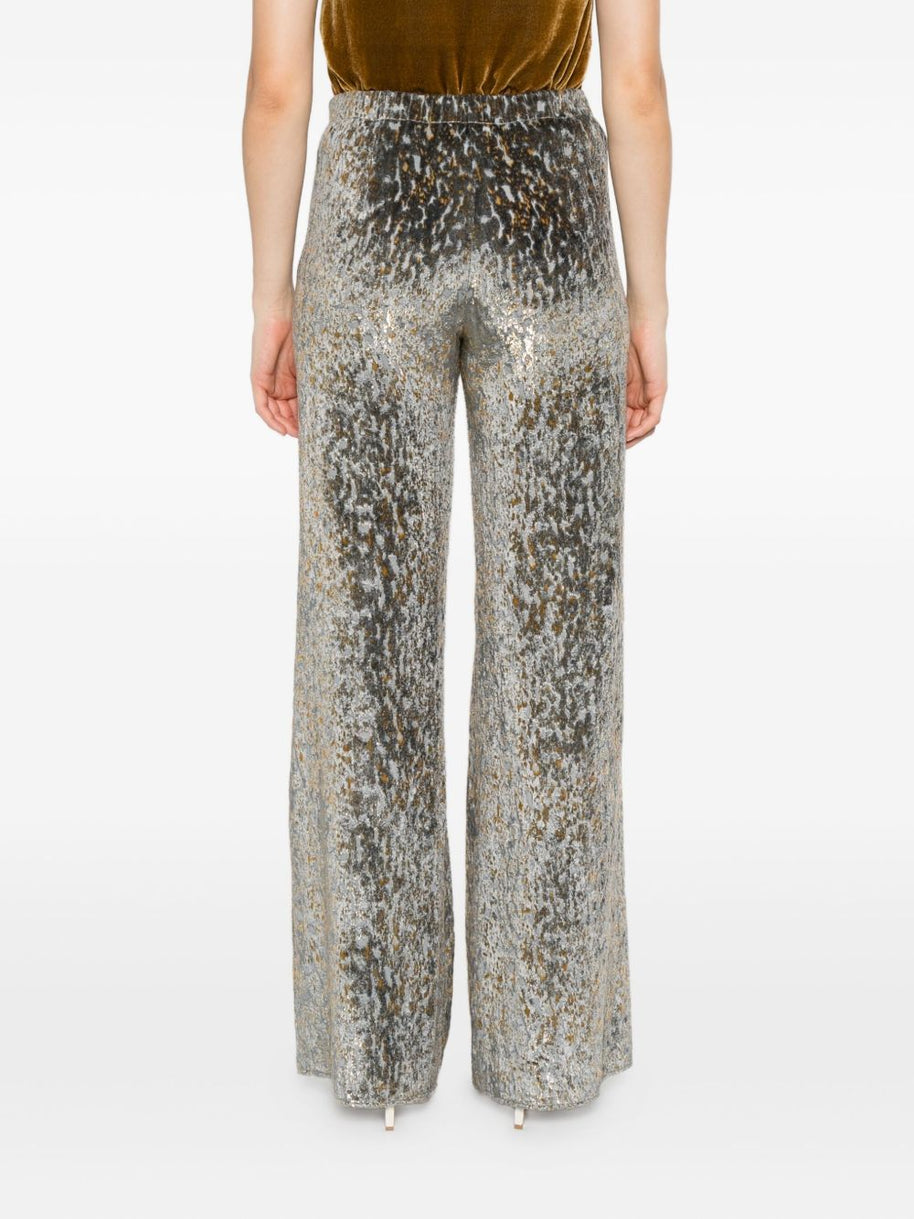 Forte Forte Metallic Trousers Grey