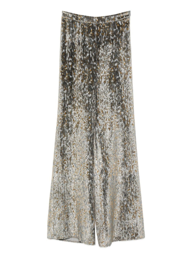 Forte Forte Metallic Trousers Grey