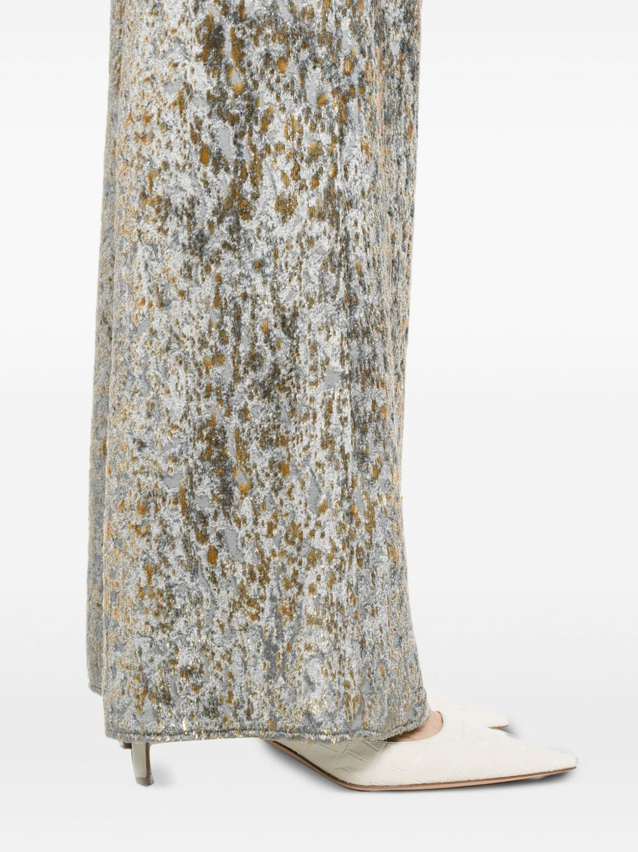 Forte Forte Metallic Trousers Grey