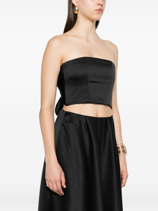 Forte Forte Strapless Top Black
