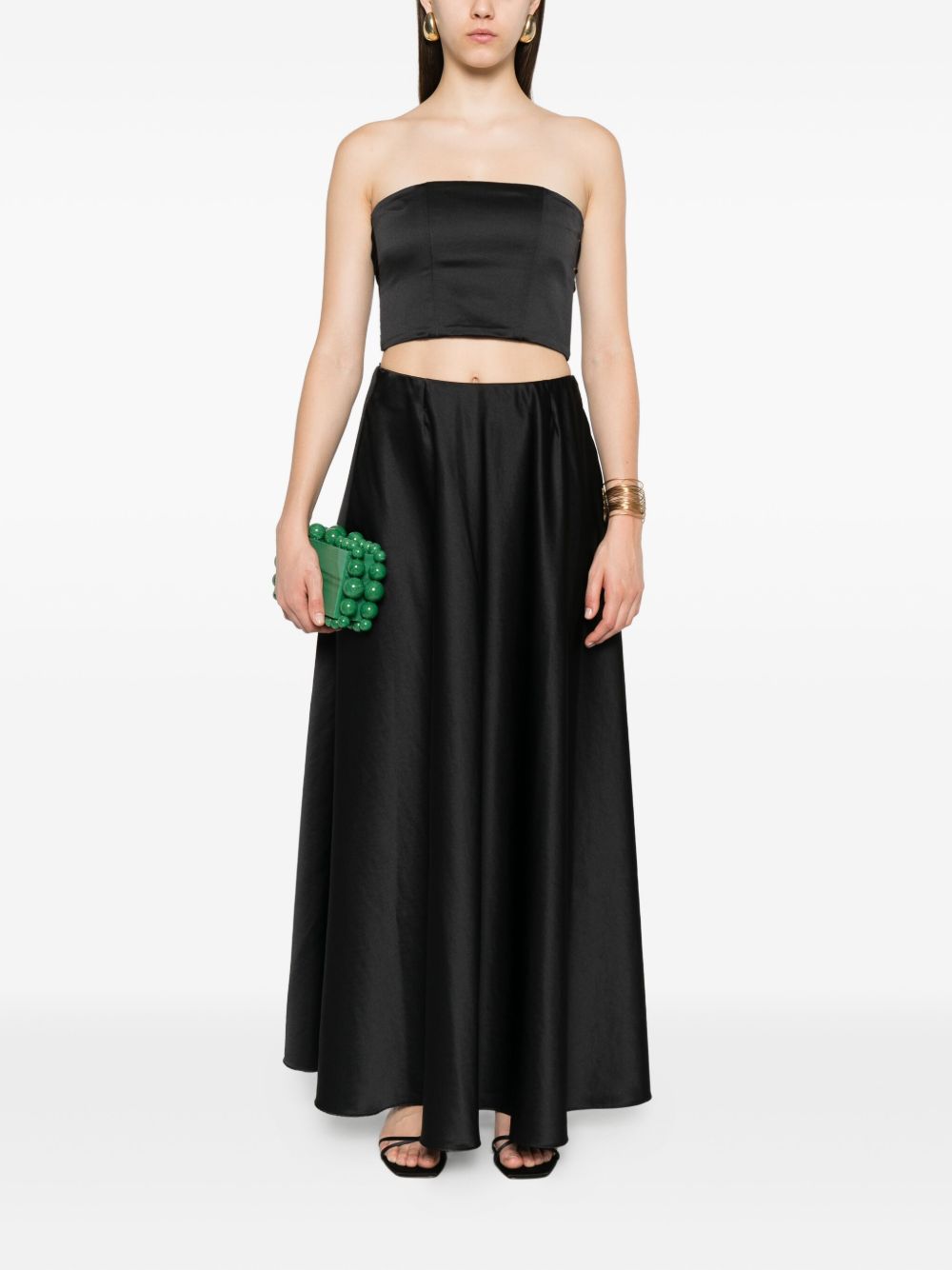 Forte Forte Strapless Top Black