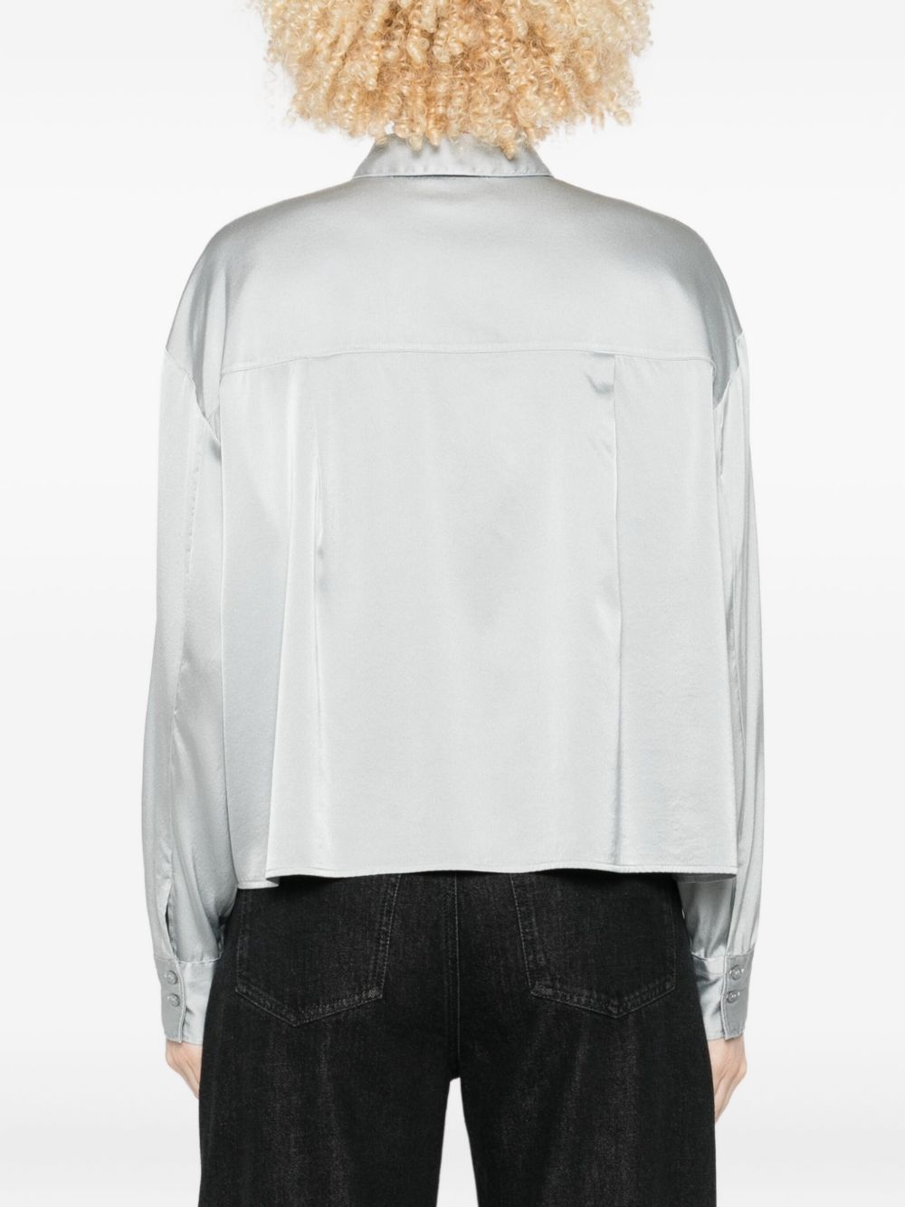 Forte Forte Silk Shirt Grey