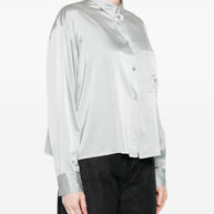 Forte Forte Silk Shirt Grey