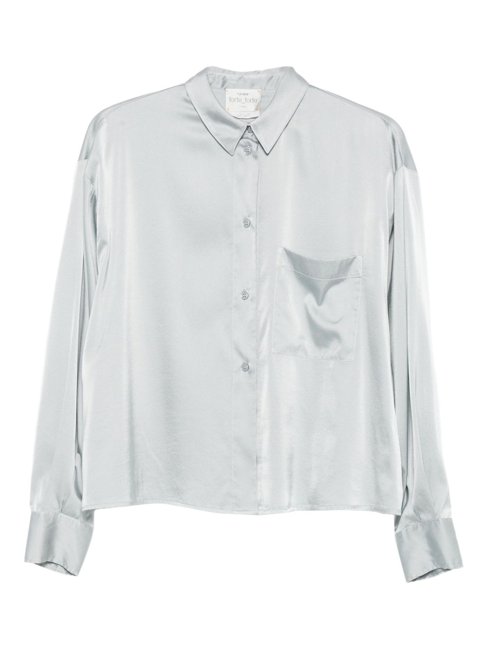 Forte Forte Silk Shirt Grey