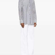 Forte Forte Striped Shirt Blue