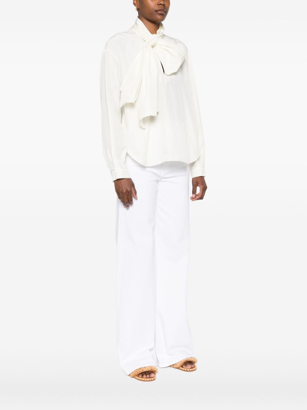 Forte Forte Cotton Blend Shirt White