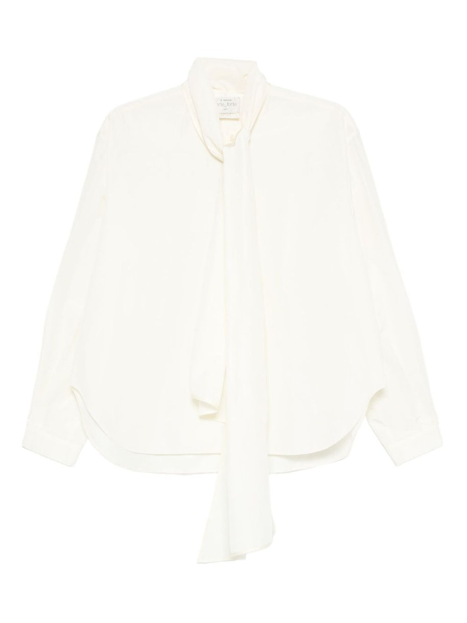 Forte Forte Cotton Blend Shirt White