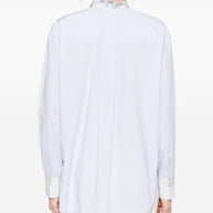 Forte Forte Cotton Shirt Clear Blue