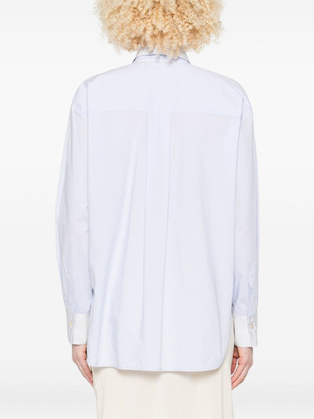 Forte Forte Cotton Shirt Clear Blue