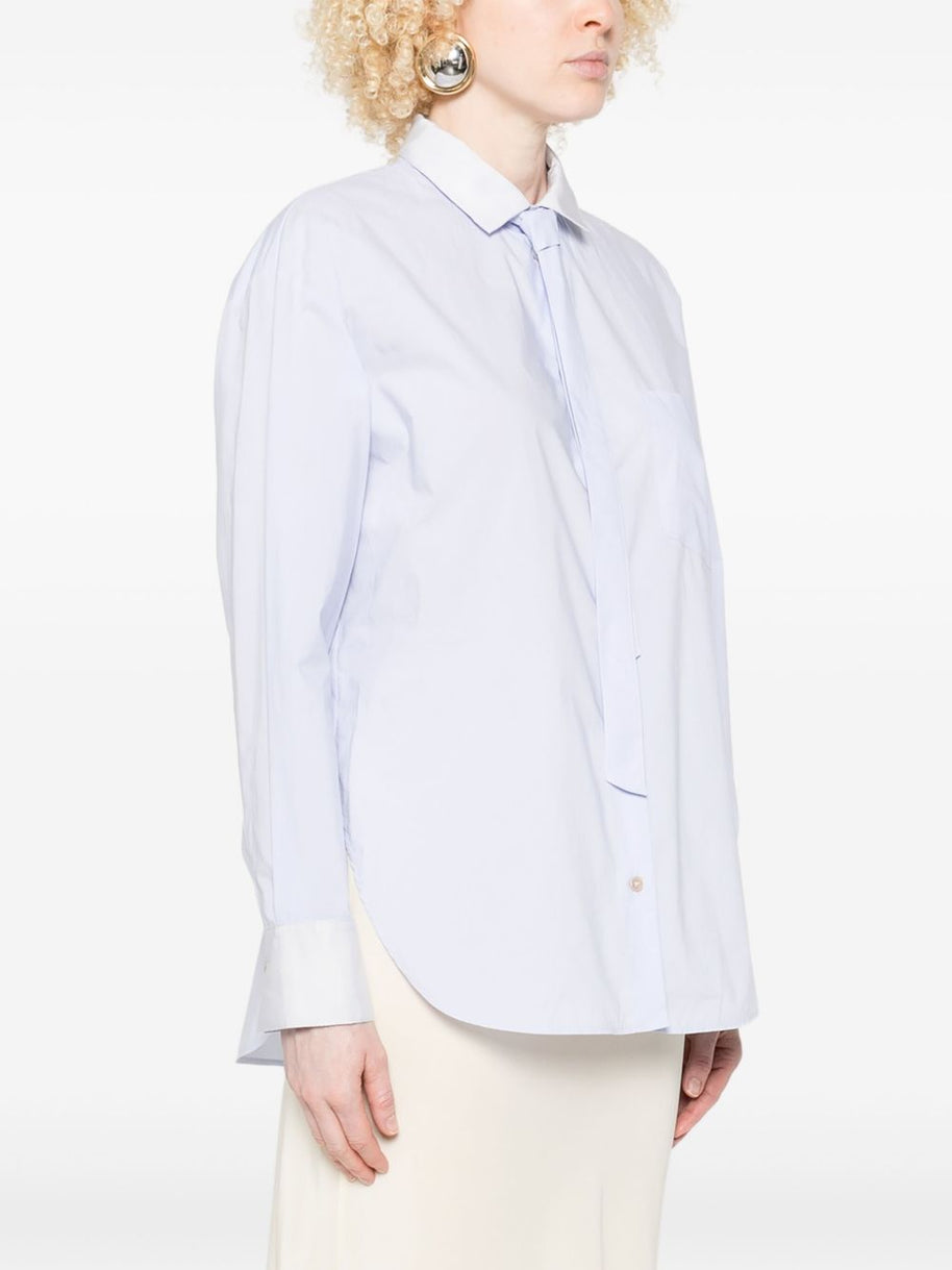 Forte Forte Cotton Shirt Clear Blue