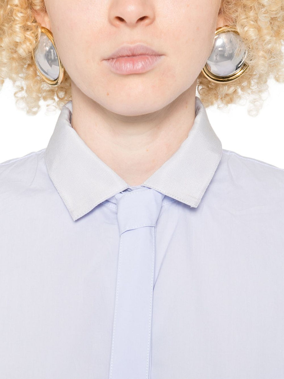 Forte Forte Cotton Shirt Clear Blue