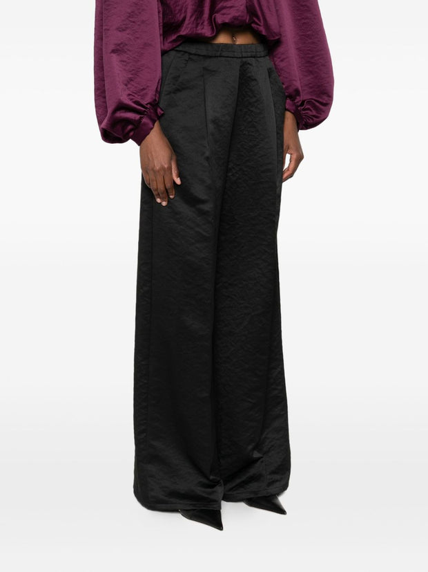 Forte Forte Satin Trousers Black