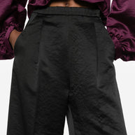 Forte Forte Satin Trousers Black