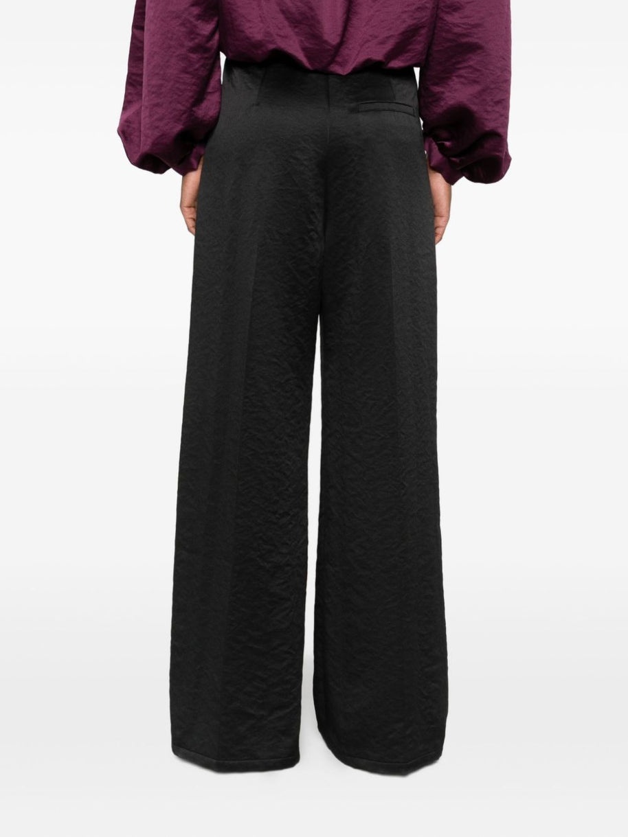 Forte Forte Satin Trousers Black