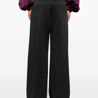 Forte Forte Satin Trousers Black