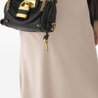 Chloé Paddington Small Leather Shoulder Bag Black